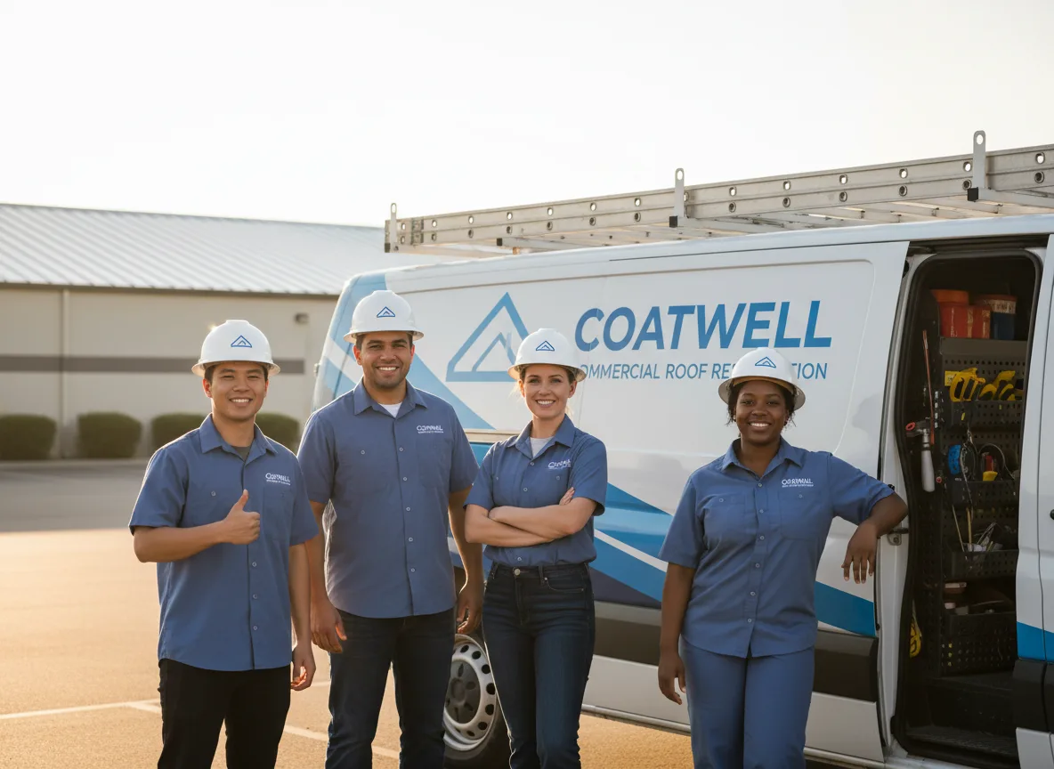 Commercial roof coating company in Niantic, IL